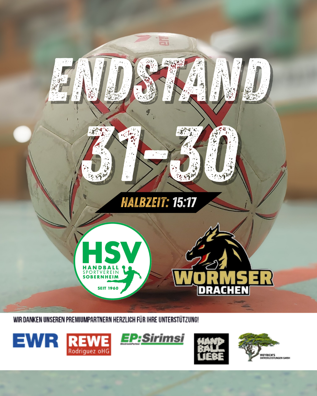 HSG Worms verliert in letzter Sekunde in Bad Sobernheim 